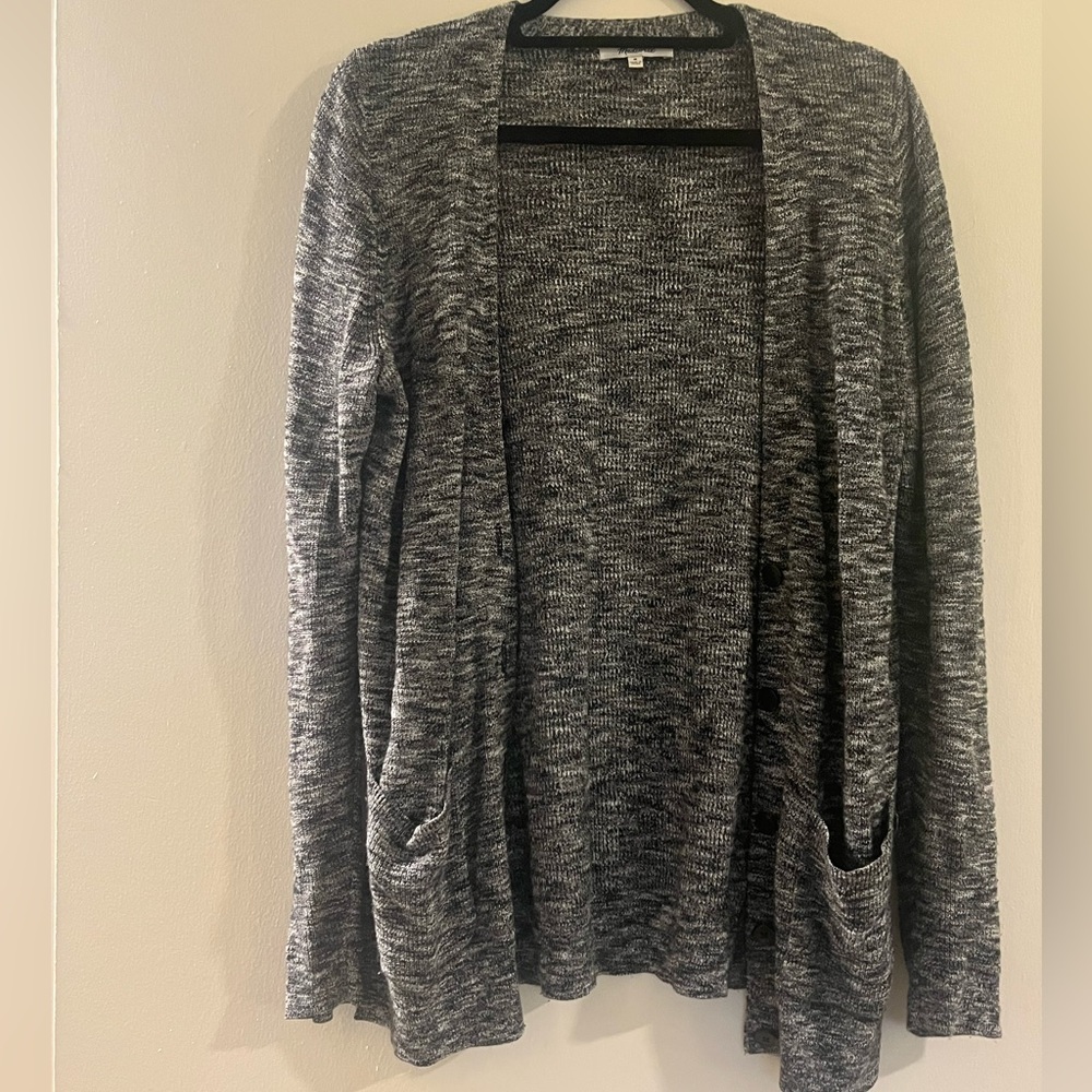 Madewell Gray Women's Open Front Sweater - Size Medium